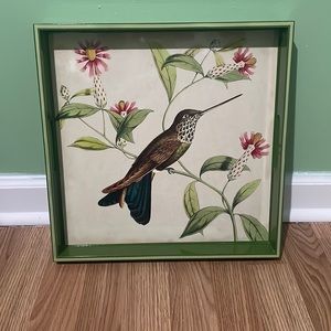 Hummingbird rockflowerpaper tray